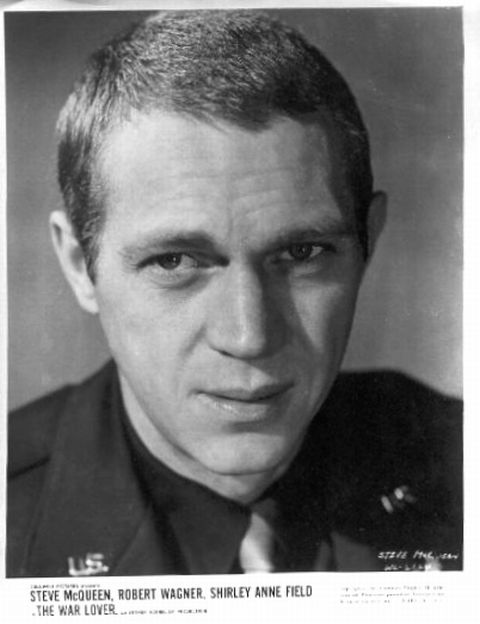 Steve McQueen (as Buzz Rickson), head shot.